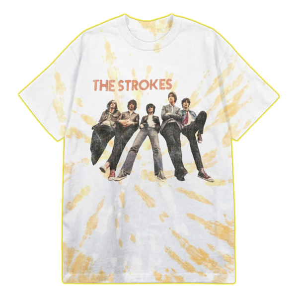 The Strokes Photo Tie-Dye Tee