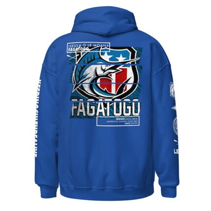 4 Strokes Fagatogo Unisex Hoodie Blue